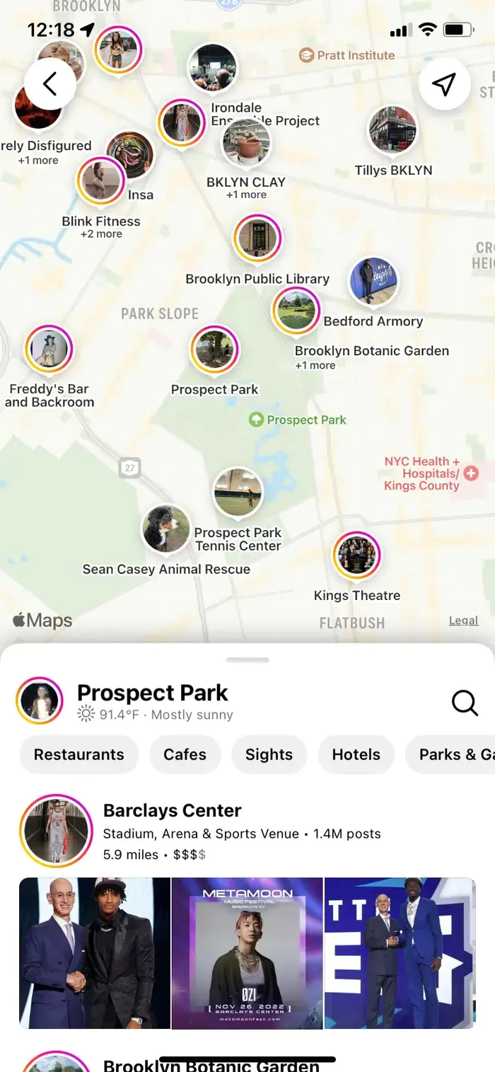 Instagram'daki Harita Özelliği ile Hikayeleri Görüntüleme