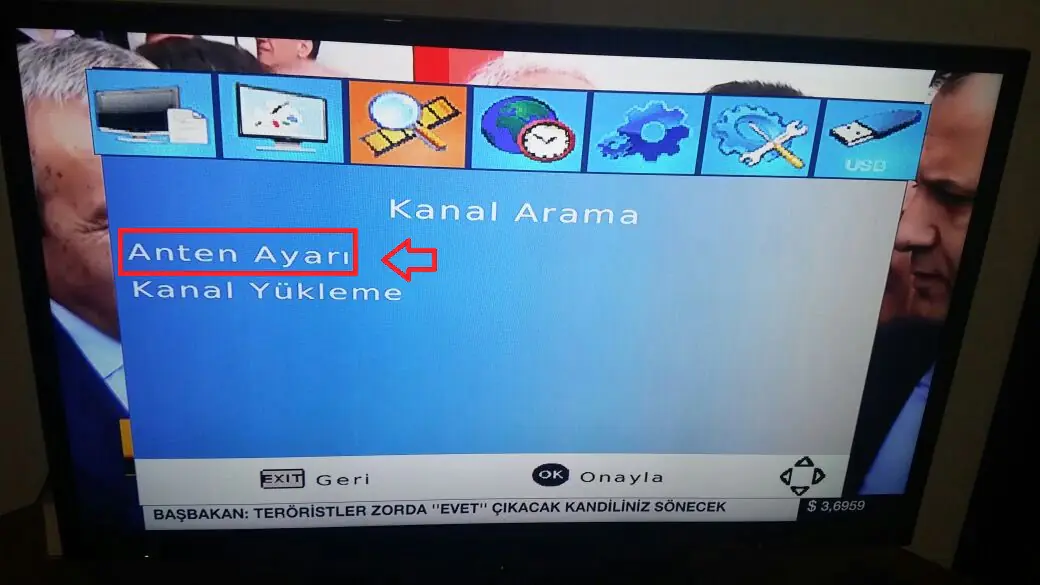 Kamosonic KS-HD2505 Türksat 4A Kurulumu