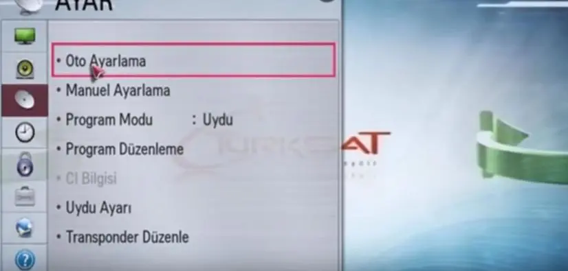 LG Smart LED TV Türksat 4A Uydu Kurulumu ve Ayarları 2