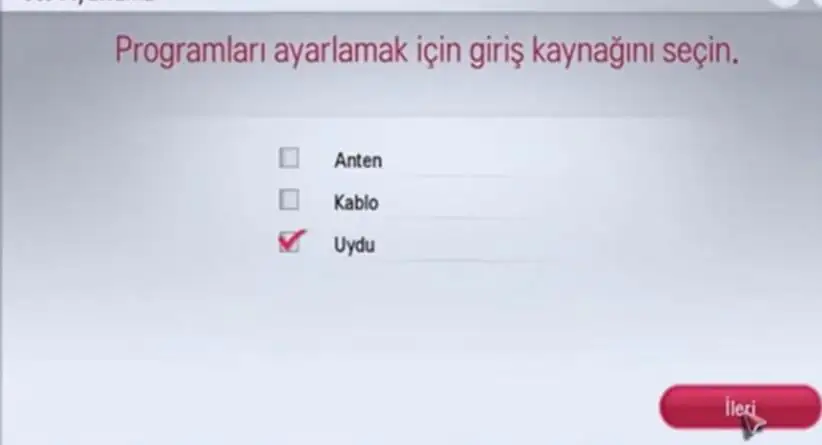 LG Smart LED TV Türksat 4A Uydu Kurulumu ve Ayarları 5