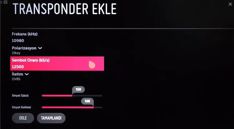 Lg smart tv manuel kanal ekleme