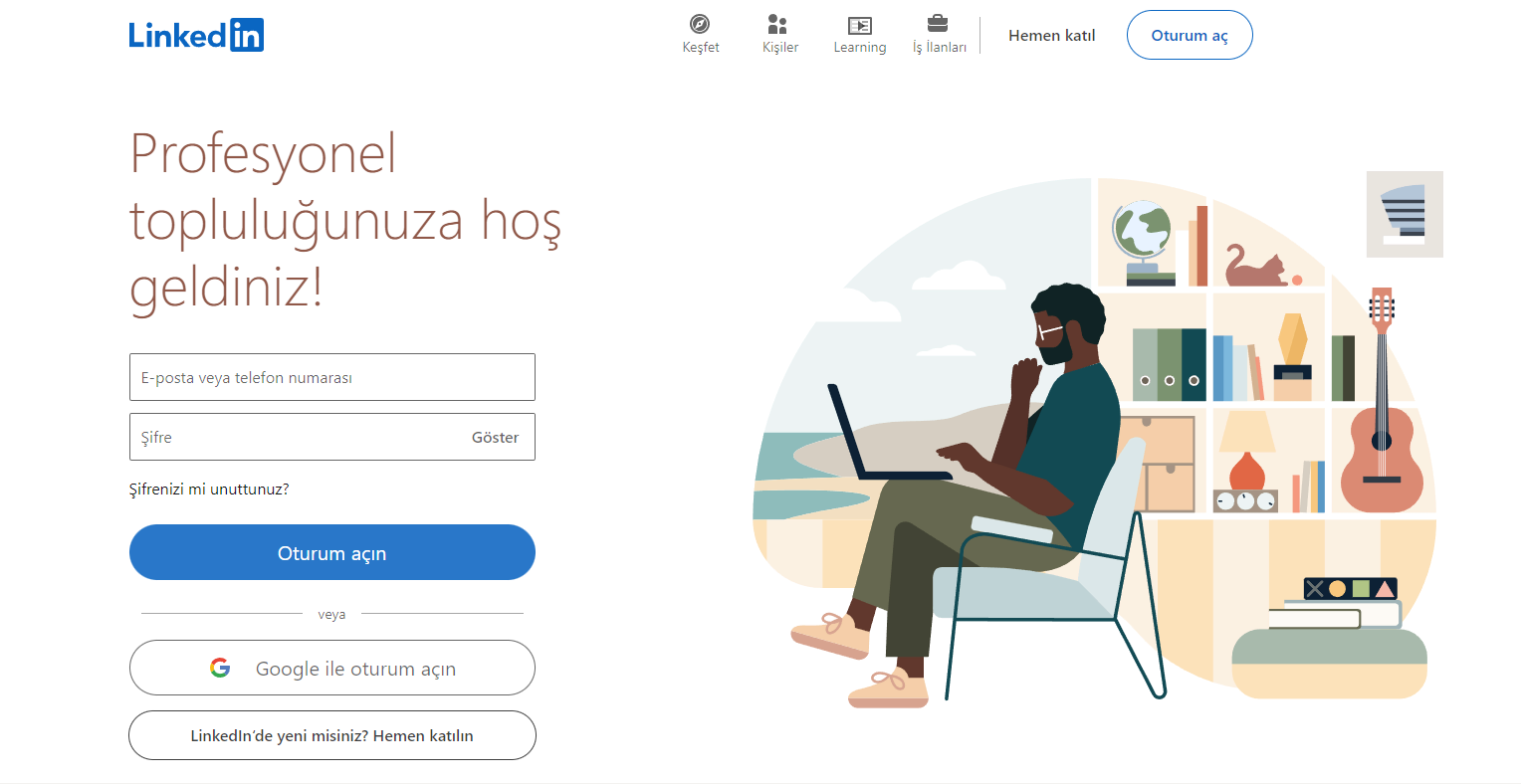 Linkedin Hatası Sorun Giderme