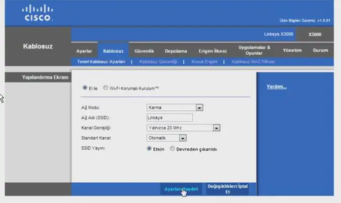 Linksys Modem Kurulumu