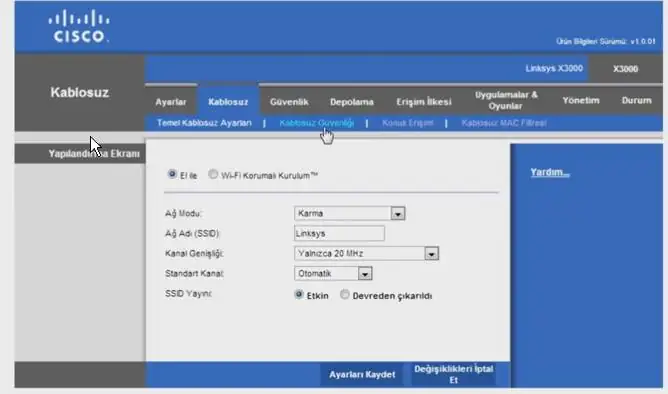 Linksys Modem Kurulumu