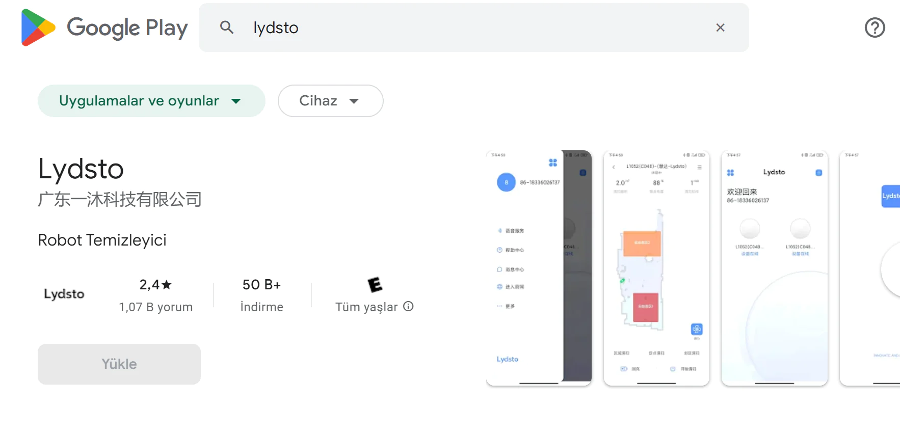 Lydsto R1 Robot Süpürge Kurulumu