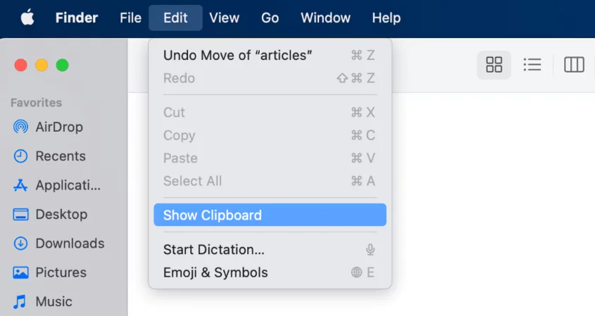 Mac Pano Geçmişini Görüntüleme