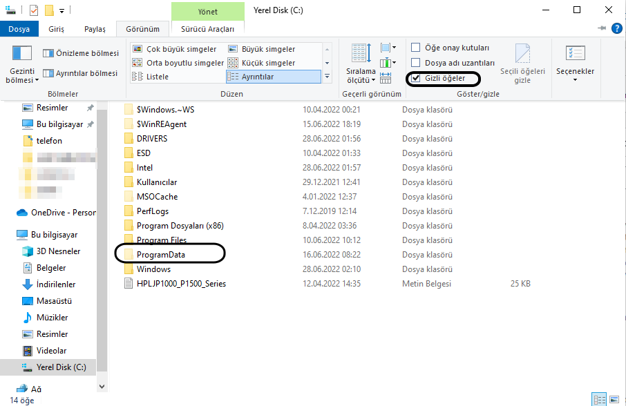 Microsoft Defender Koruma Geçmişi