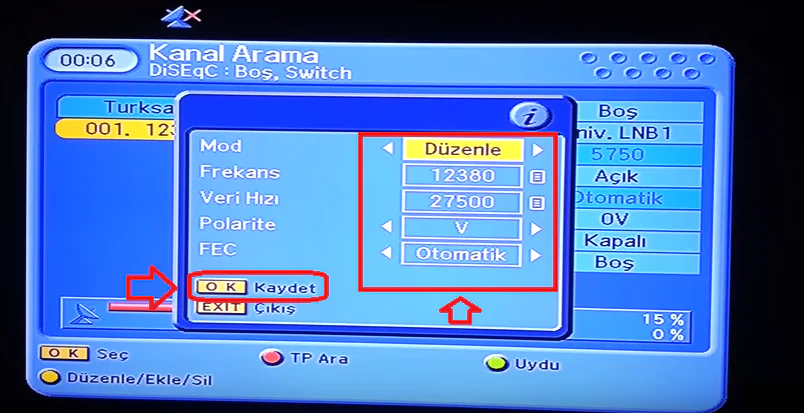 Next & NextStar Türksat 4A Uydu Kurulumu