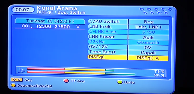 Next & NextStar Türksat 4A Uydu Kurulumu