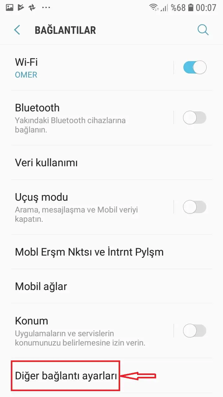 Samsung ve Android Telefonlarda Yazıcı Ekleme