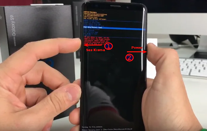Samsung Galaxy S9 Sıfırlama ve Hard Reset