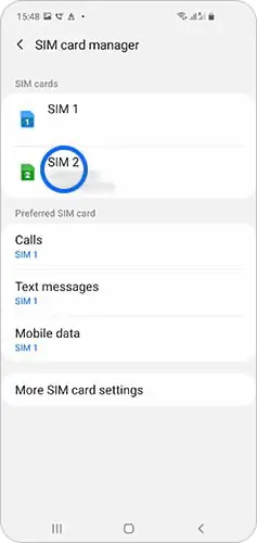 Samsung Telefonlarda Çift SIM Kart Ayarları