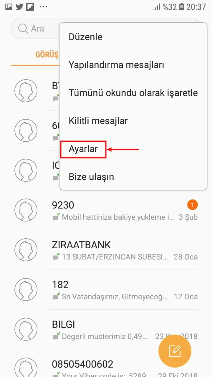 Samsung Telefonlarda SPAM SMS’ler Nasıl Engellenir