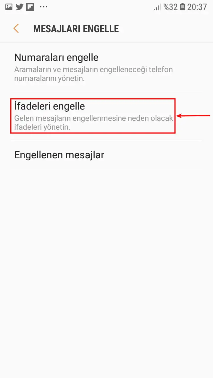 Samsung Telefonlarda SPAM SMS’ler Nasıl Engellenir