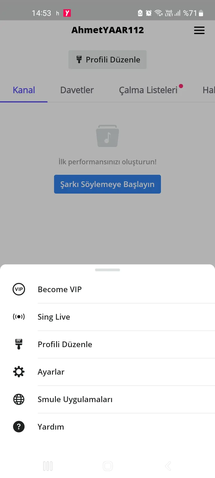 Smule hesap kurtarma