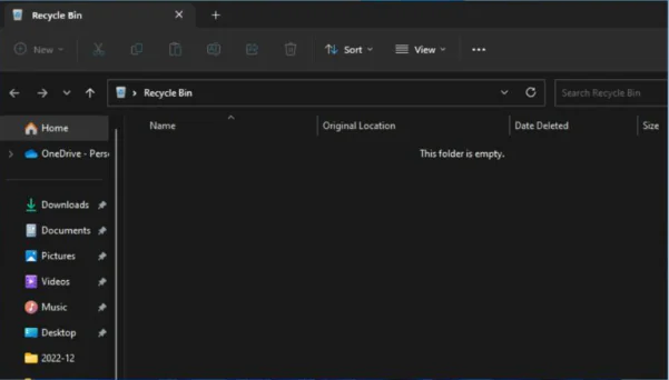 Çöp kutusundan silinen dosyalar geri geliyor