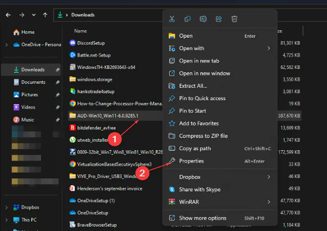 Win11 dosyalar geri geliyor