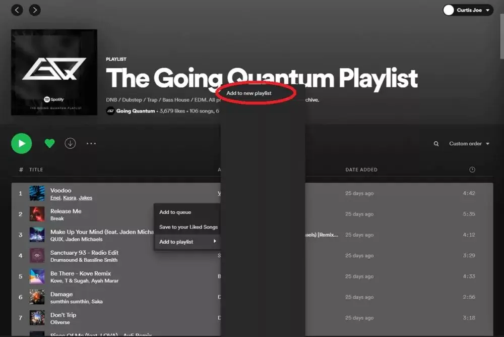 Spotify Çalma Listesi Kopyalama