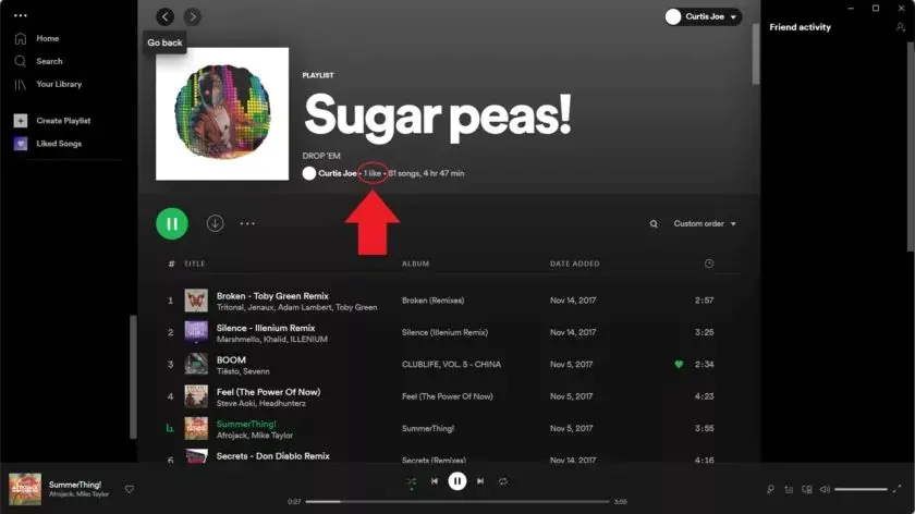 Spotify Çalma Listesini Beğenenler Nasıl Bulunur