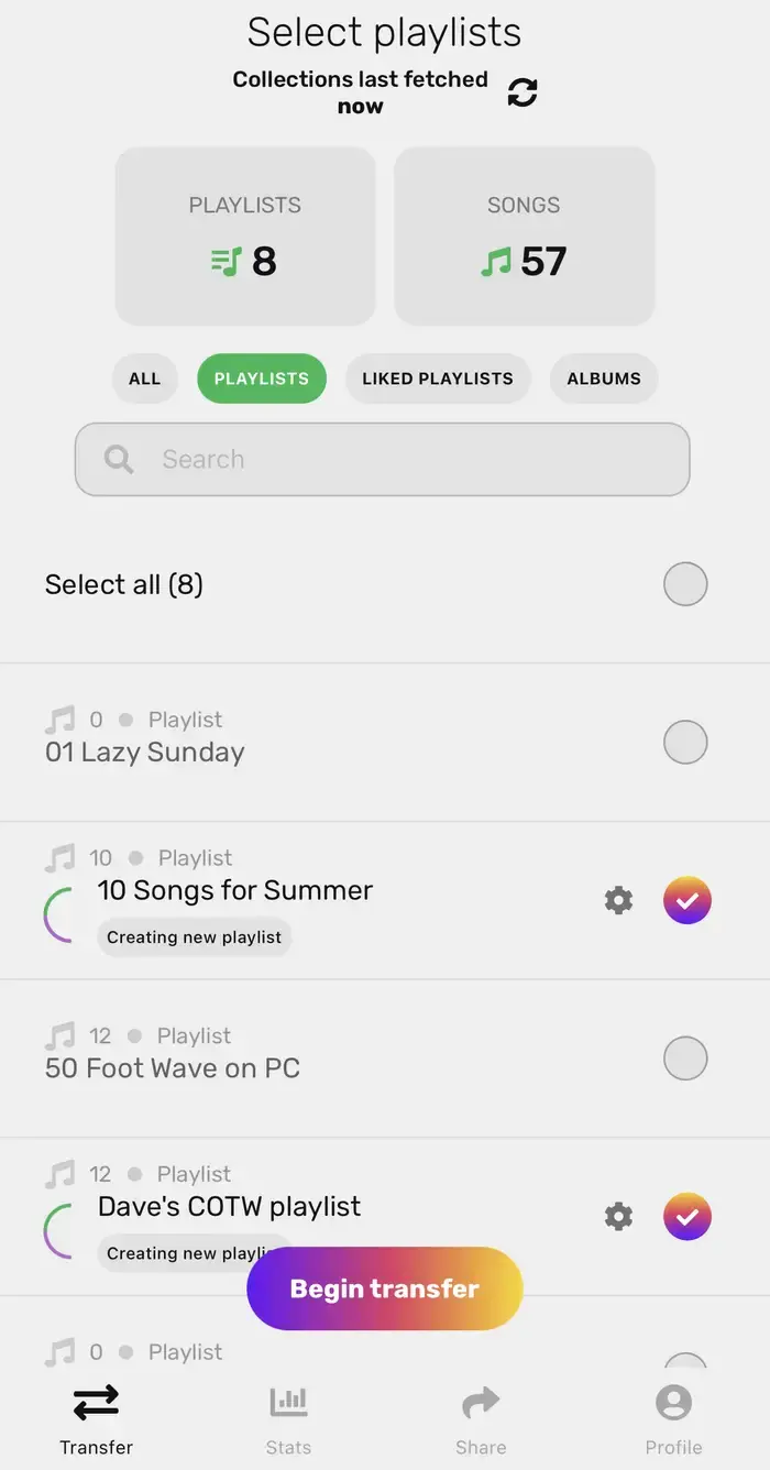 Spotify'dan Apple Müzik'e Çalma Listesi Aktarma