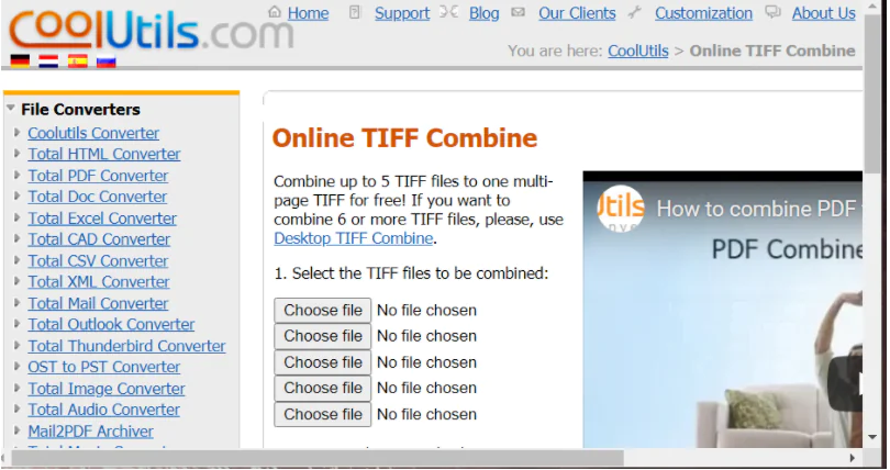 Adım Adım TIFF dosyaları nasıl birleştirilir
