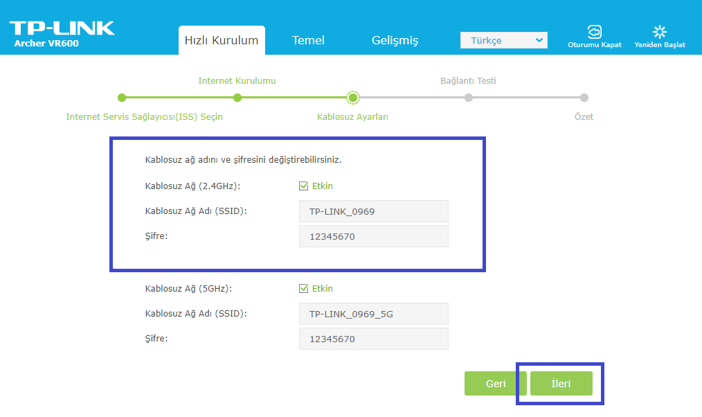 TP-Link Archer VR600 Modem Kurulumu