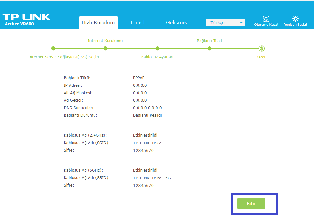 TP-Link Archer VR600 Modem Kurulumu
