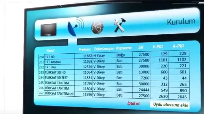 Türksat Uydu Alıcısı Kurulum Ayarları Nasıl Yapılır-11