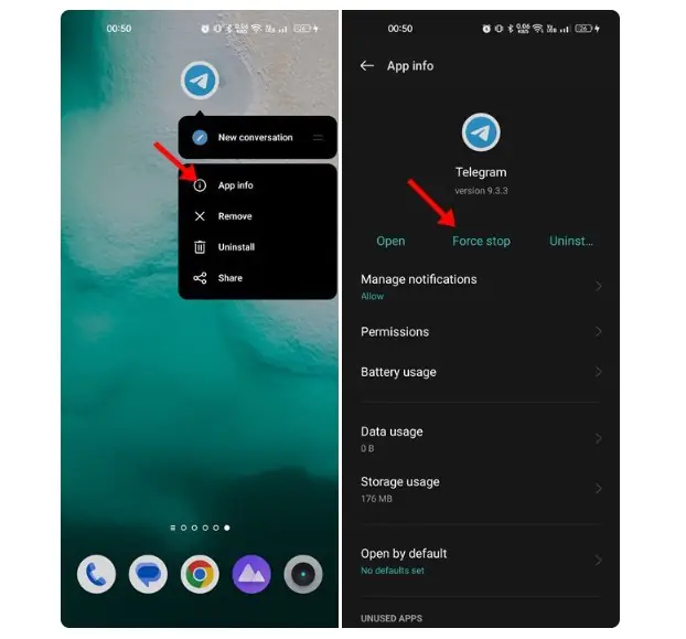 Telegram Güncelleme Hatası