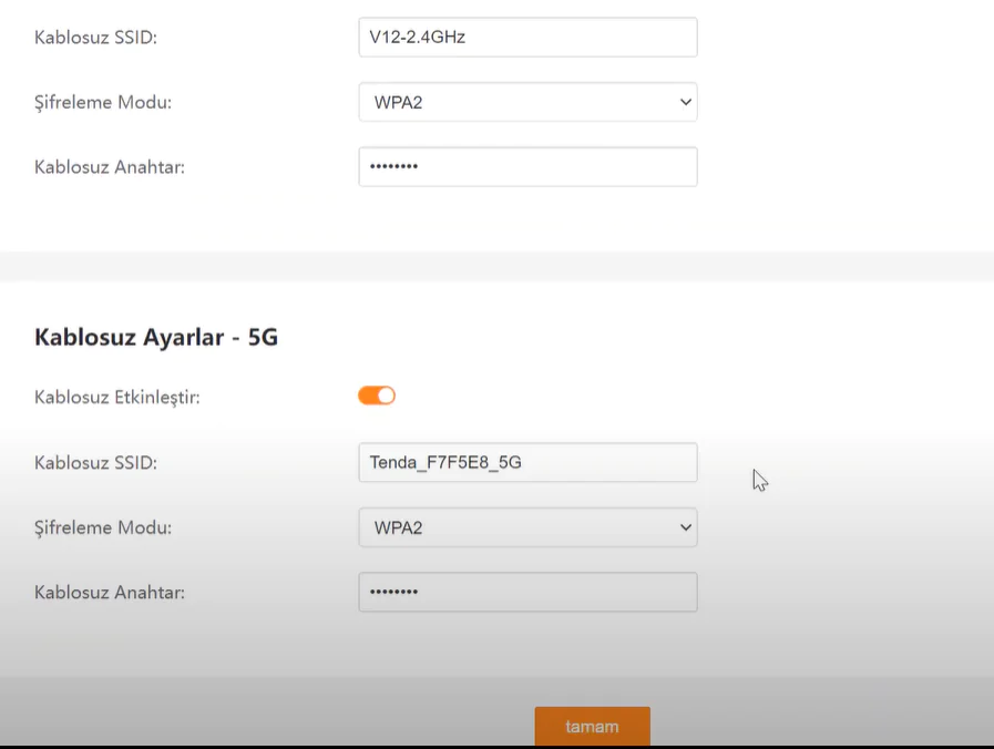 Tenda V12 Modem Kurulum