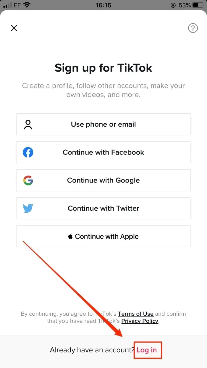 TikTok'ta Sildiğiniz Bir Hesabı Kurtarma