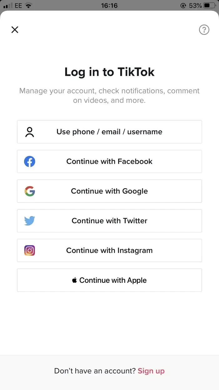 TikTok'ta Sildiğiniz Bir Hesabı Kurtarma