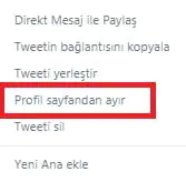 witter Hesabında Tweet Sabitleme