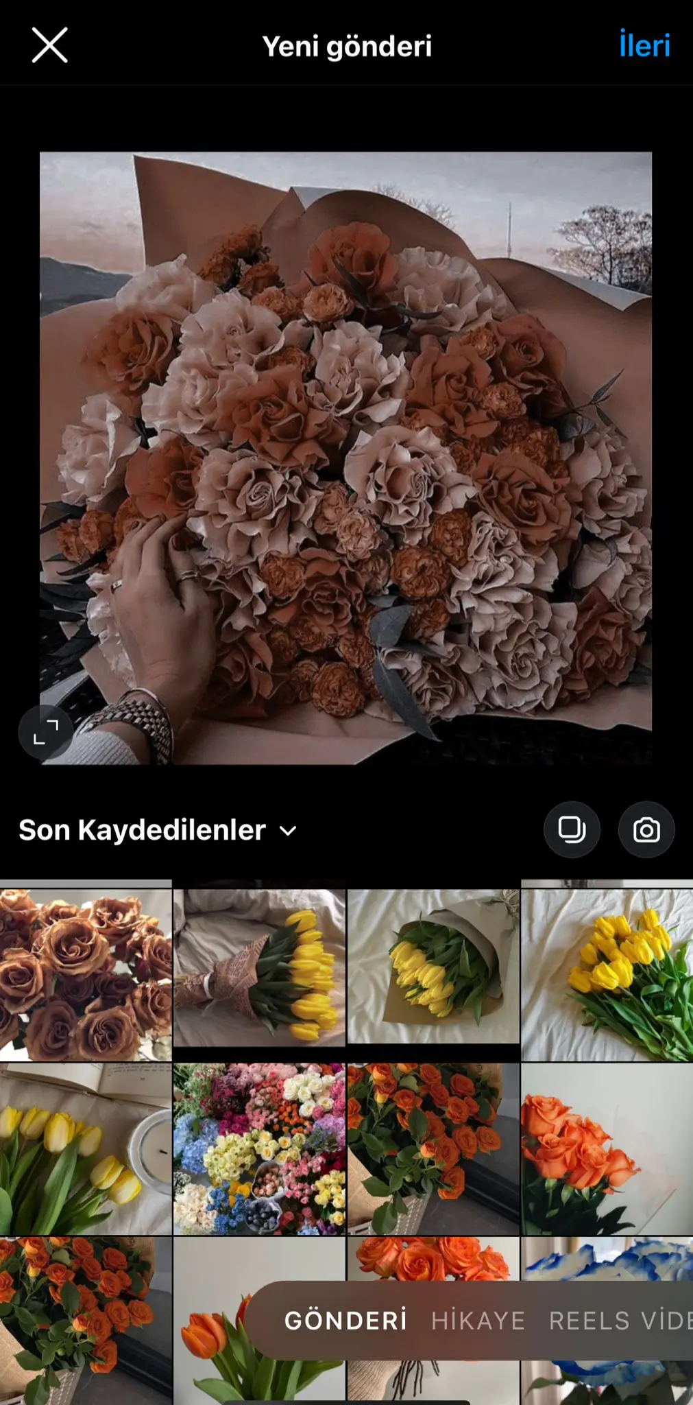 Instagram Gönderi Arşivleme