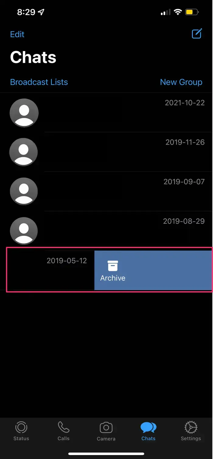 WhatsApp Mesajlarını Gizleme