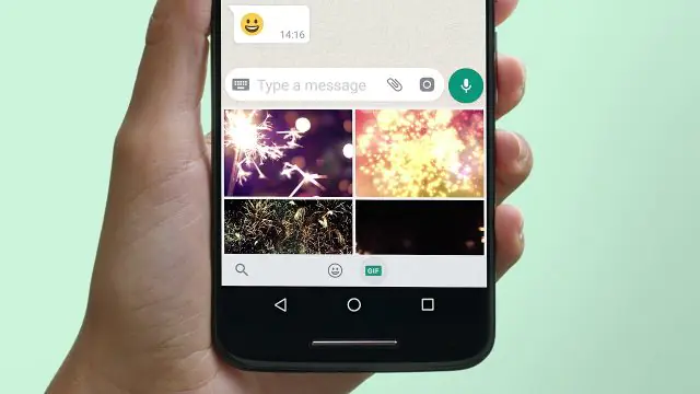 WhatsApp GIF'i Tenor'a Ayarlama