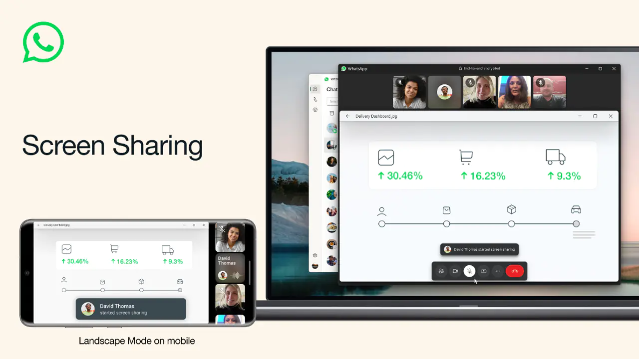 WhatsApp ekran paylaşım sorunu