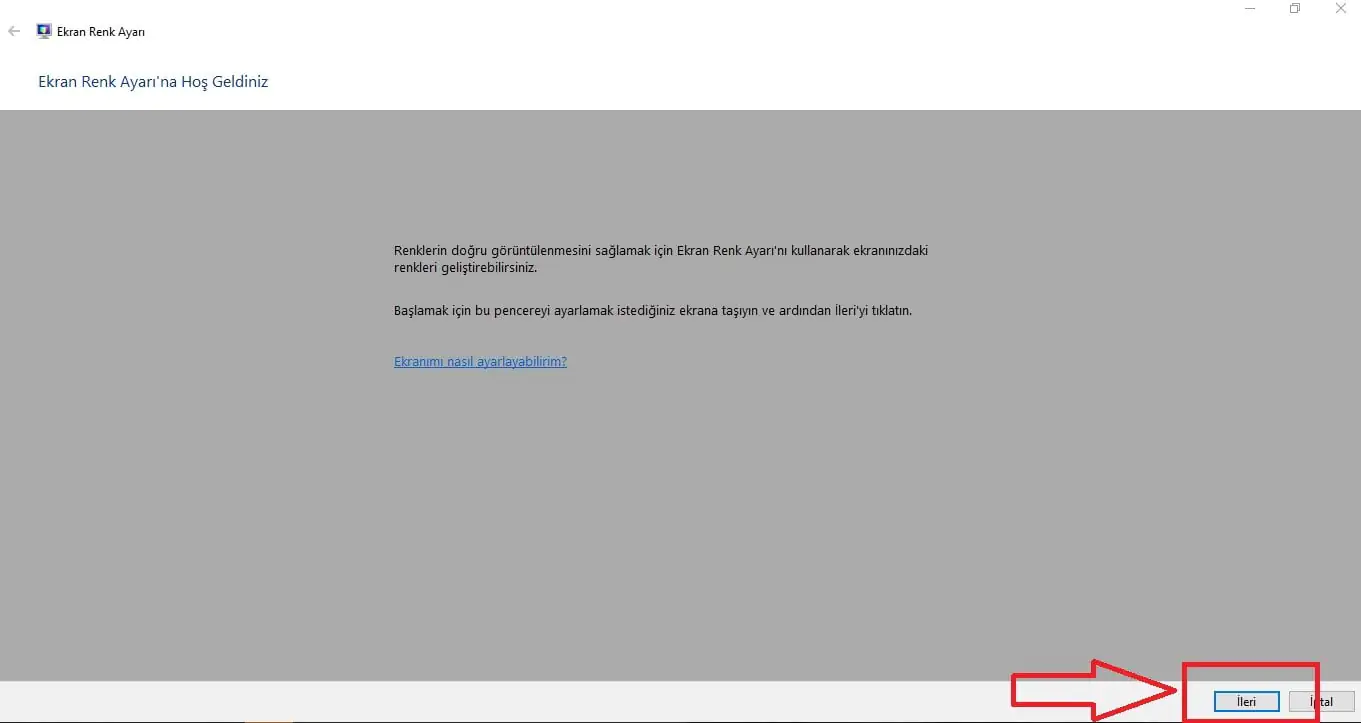 Windows 10 Renk Ayarı Nasıl Yapılır