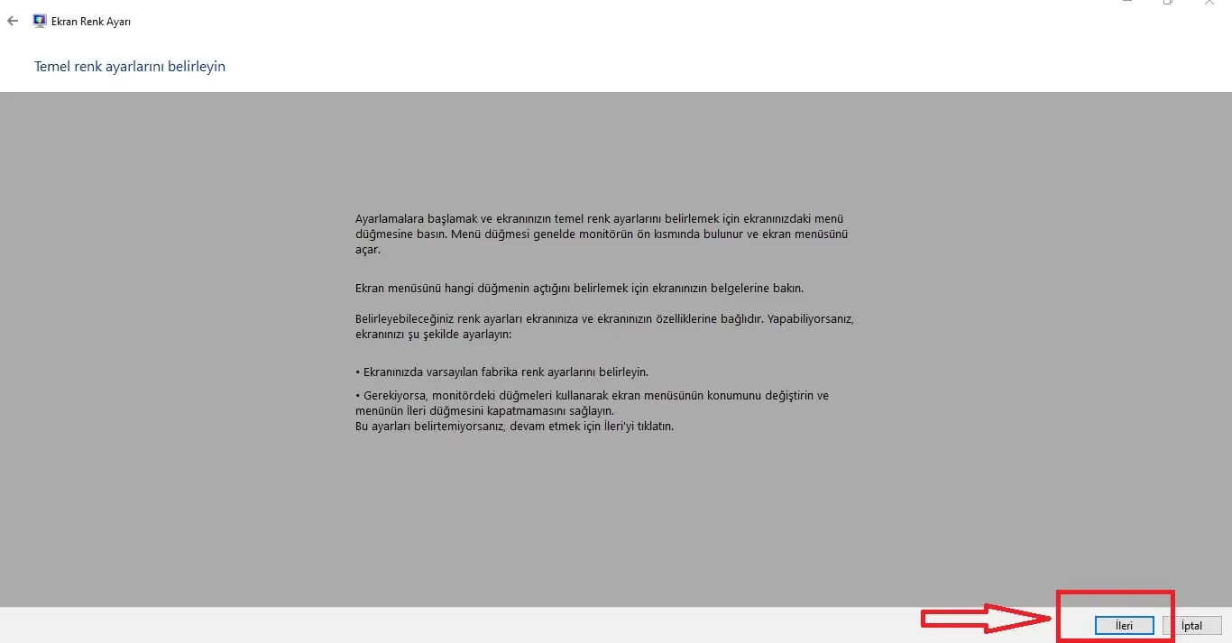 Windows 10 Renk Ayarı Nasıl Yapılır