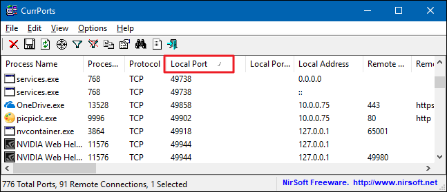 Windows 10’da Açık Olan TCP/IP Portları Nasıl Bulunur