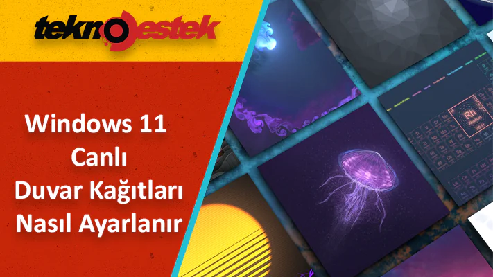 Windows 11 canlı duvar kağıdı ayarlama