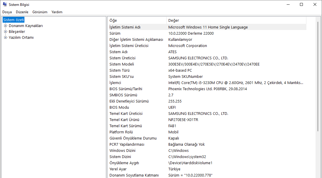 Windows 11 Bilgisayar Özellikleri Nasıl Bulunur