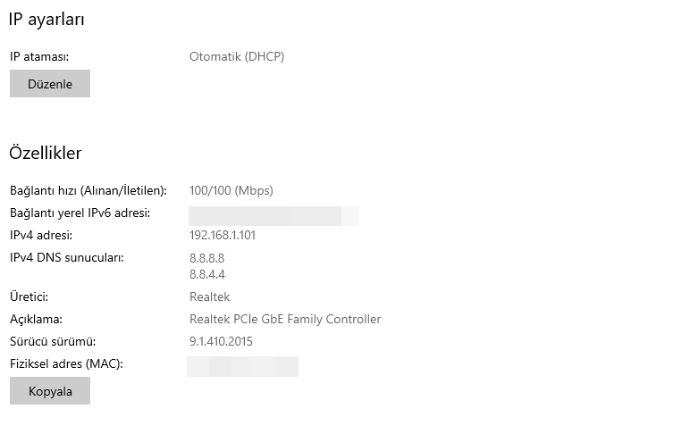 Windowsa Macden Erişme