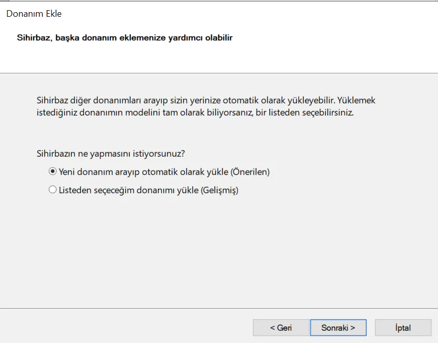 yüklü ses çıkış aygıtı yok hatası sürücü kaynaklı olabilir