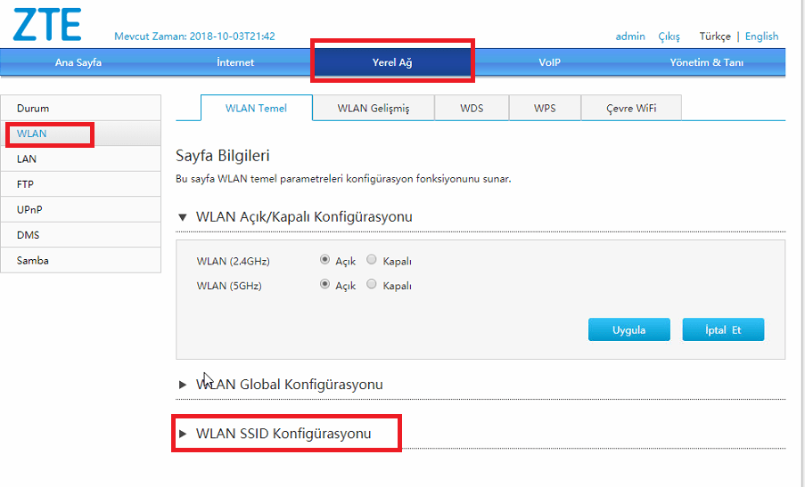 ZTE ZXHN H267a Modem Kurulum 