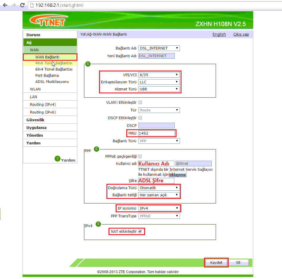 ZTE ZXHN H108N Modem Kurulumu Nasıl Yapılır