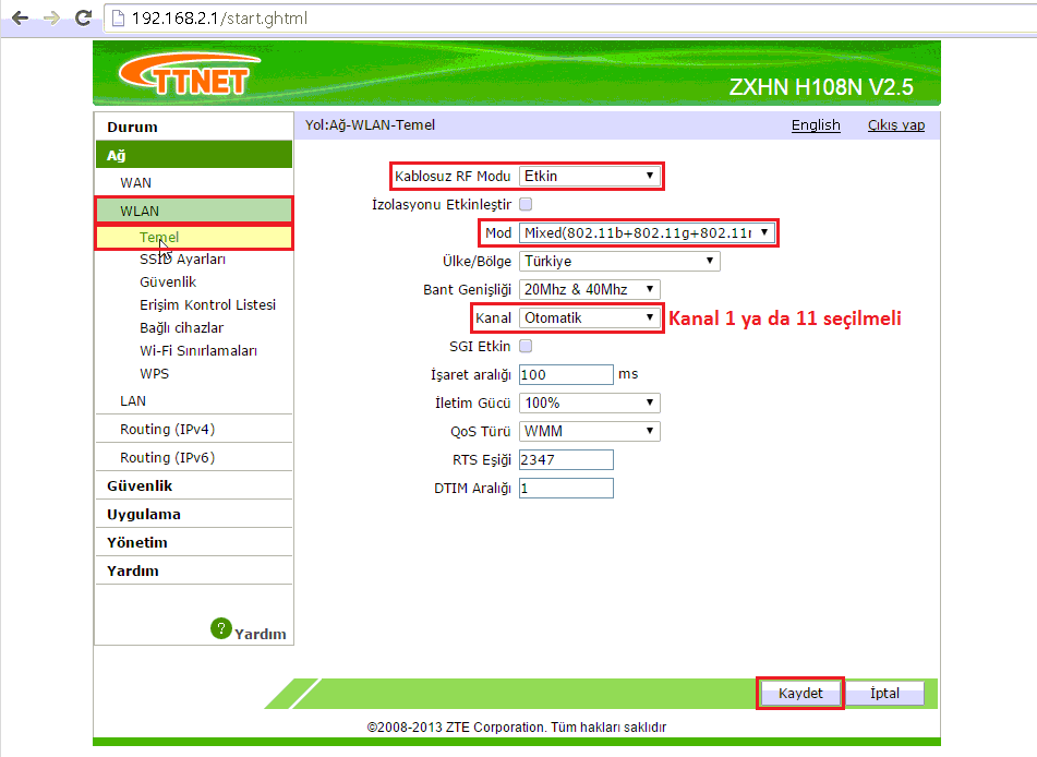 ZTE ZXHN H108N Modem Kurulumu Nasıl Yapılır