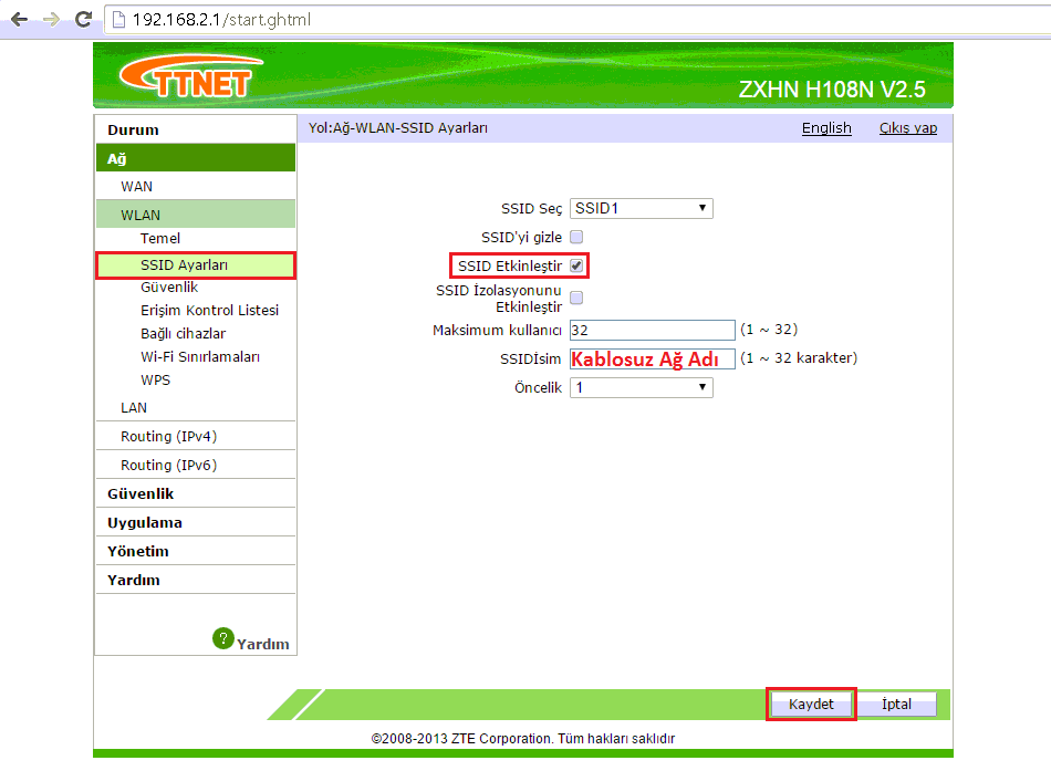 ZTE ZXHN H108N Modem Kurulumu Nasıl Yapılır