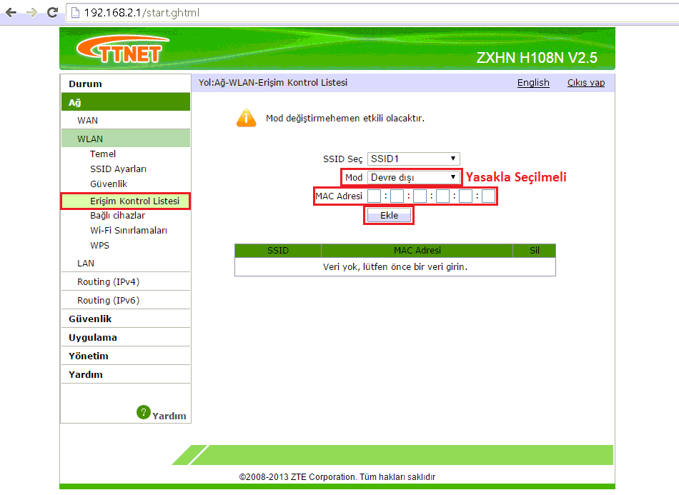 ZTE ZXHN H108N Modem Kurulumu Nasıl Yapılır