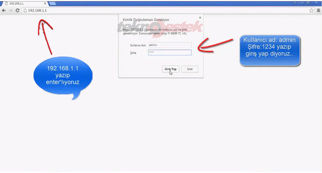 Zyxel P1302-T10D v3 Modem Kurulumu